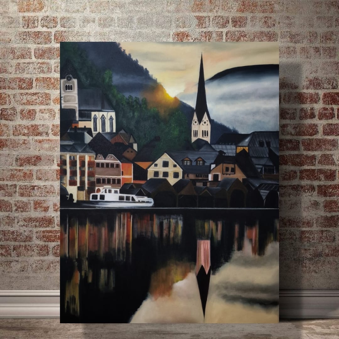 Hallstatt - Oil Painting