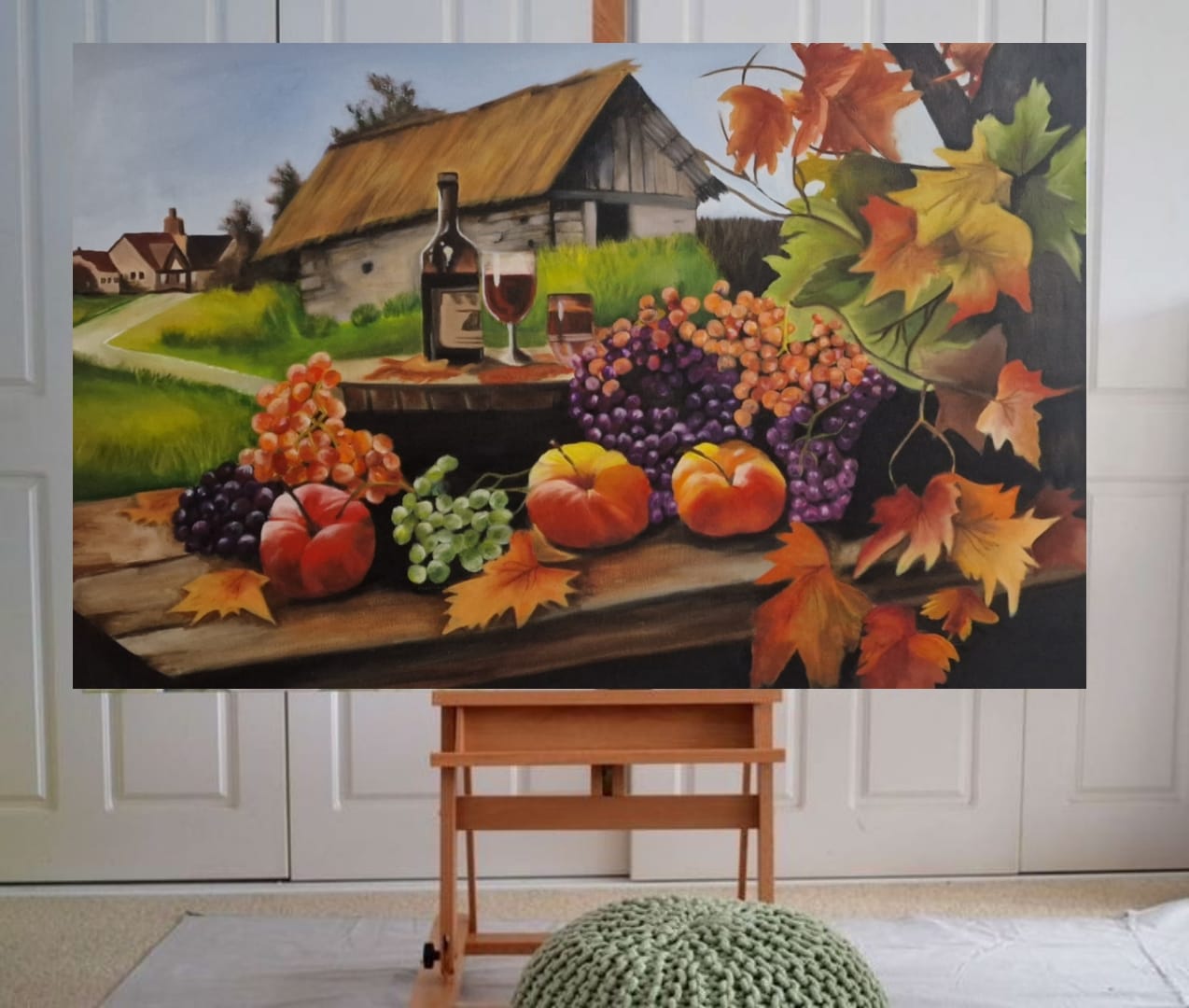 Autumn Vines - Oil Painting
